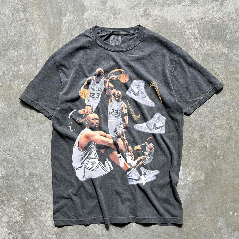 TikTok Shop: AirDior Michael Jordan Comfort Colors Shirt Garment-Dyed  Heavyweight, Comfort Colors Vintage Washed Shirt C1717 ,Gift Soft Cotton  Comfort Tee