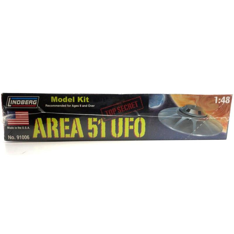 TikTok Shop: SEALED Lindberg 1/48 Area 51 UFO Model Kit No. 91006