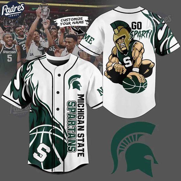 TikTok Shop Michigan State Spartans Basketball Team Custom NCAA Baseball Jersey