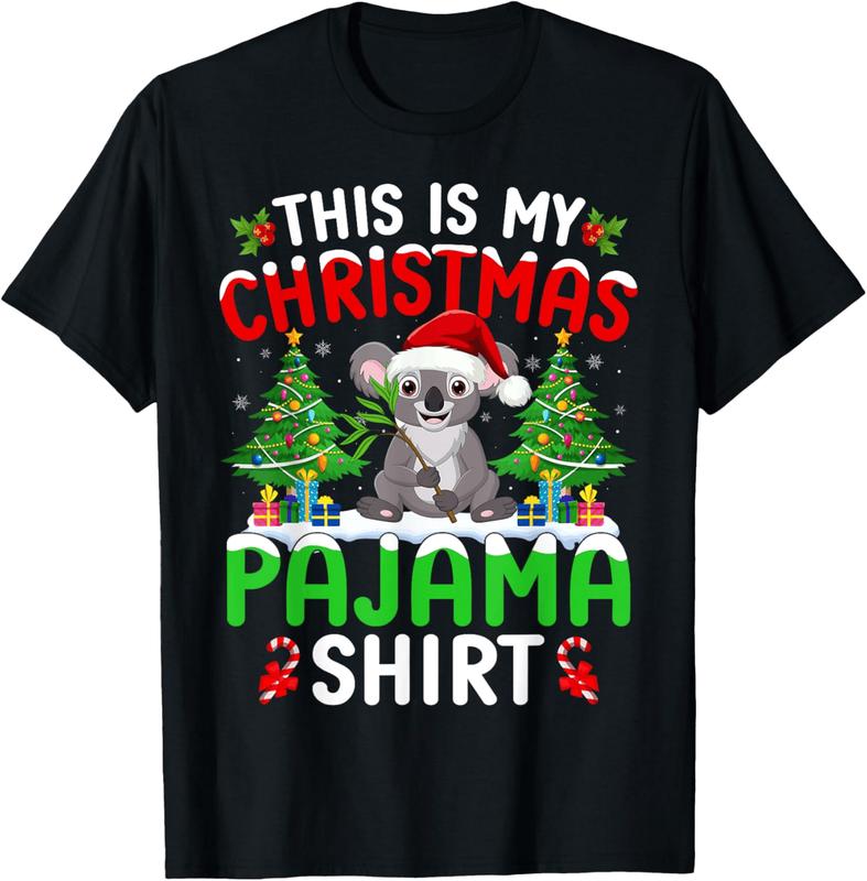 This Is My Christmas Pajama Shirt Funny Christmas Pj Xmas T-Shirt This Is My Christmas Pajama Shirt Funny Christmas Pj Xmas T-Shirt