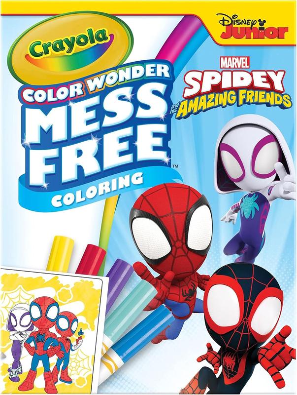 Crayola Spiderman Color Wonder Coloring Set, 18 Spiderman Mess - TikTok Shop