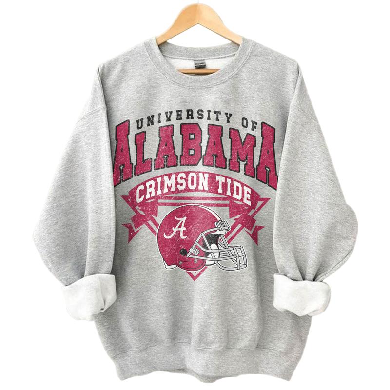 VTG NCAA outlets University of Alabama Crimson Tide Crewneck Sweatshirt