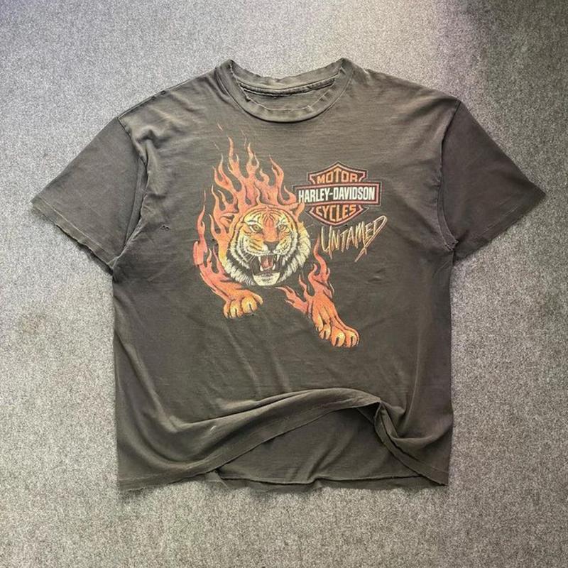 Vintage Harley Davidson good Untamed Shirt