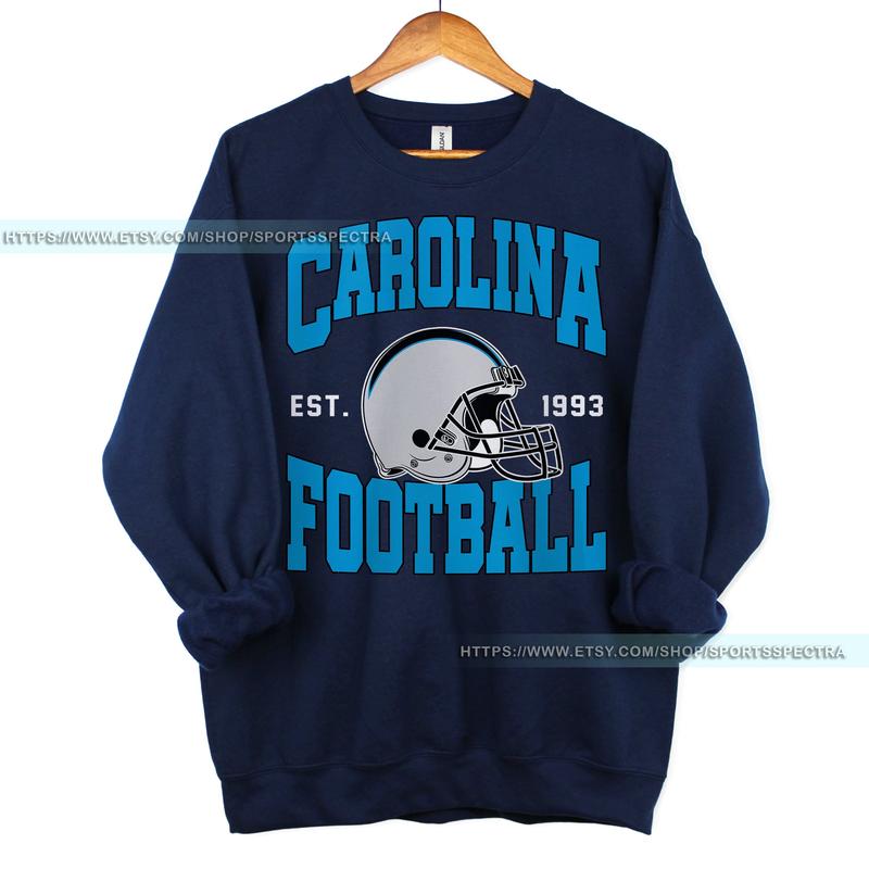 2001 Carolina Panthers Football CSA Athletic Crew Neck Sweater Sz Adult shops Large