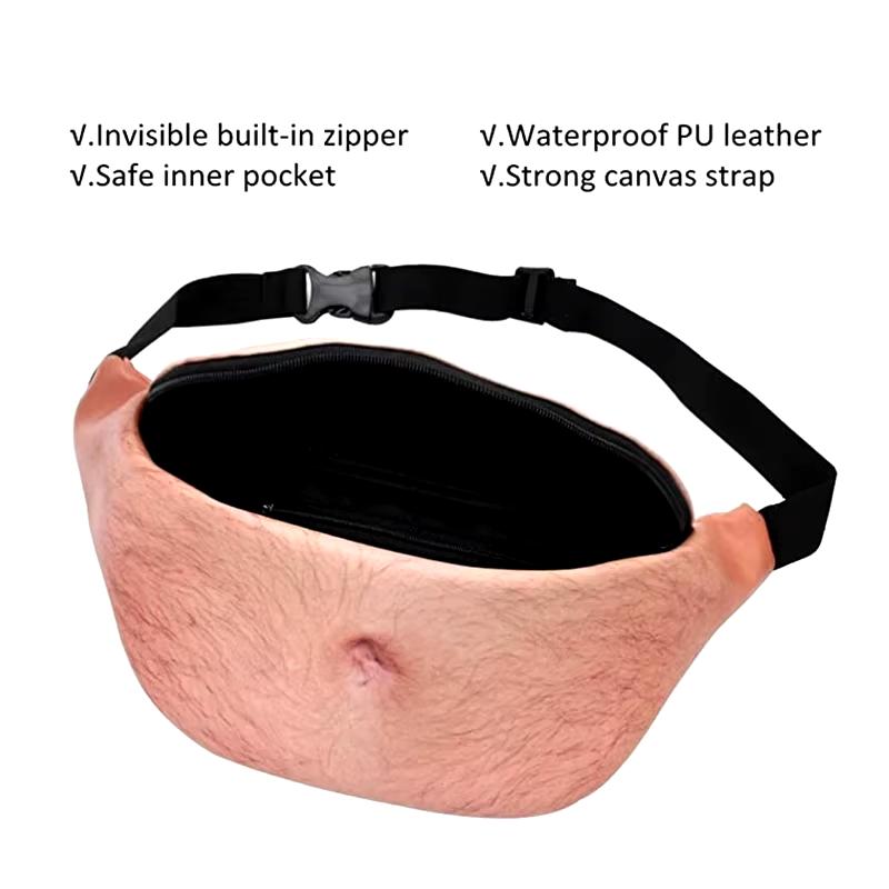 Flesh fanny pack best sale