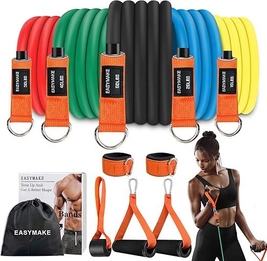 Yoga stretch bands with handles hotsell