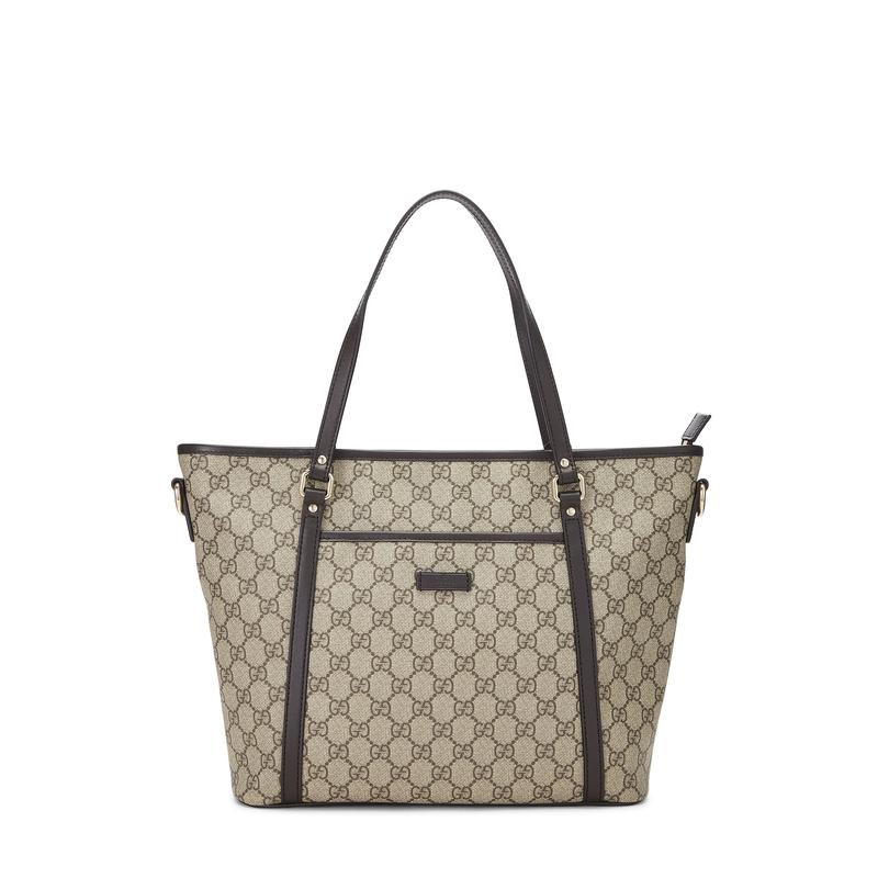 Gucci coated canvas tote best sale