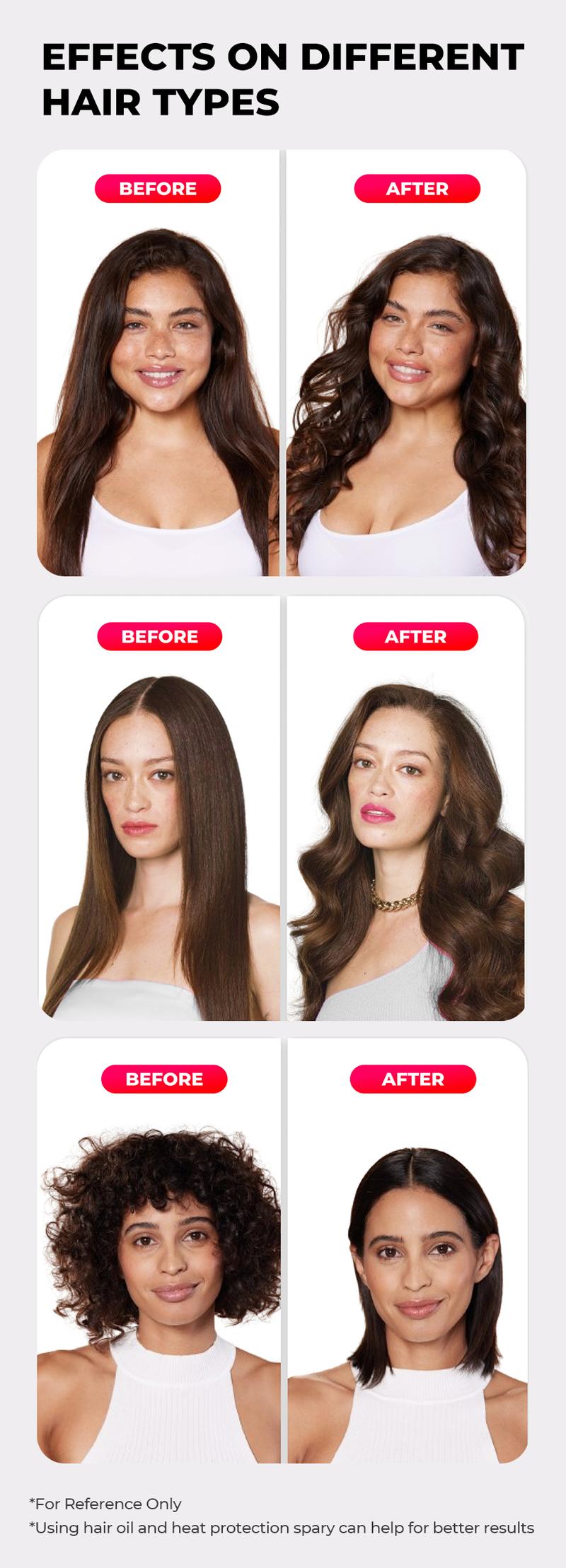 Product Introduction of TYMO AIRFLOW- Straightener and Curling Iron 2 in 1, Cold Air Negative Ionic Anti-scald Curling Wand  Long Short  Curler  Comfort Salon hairwaver hair styling tools wavy  talk  straightener 10