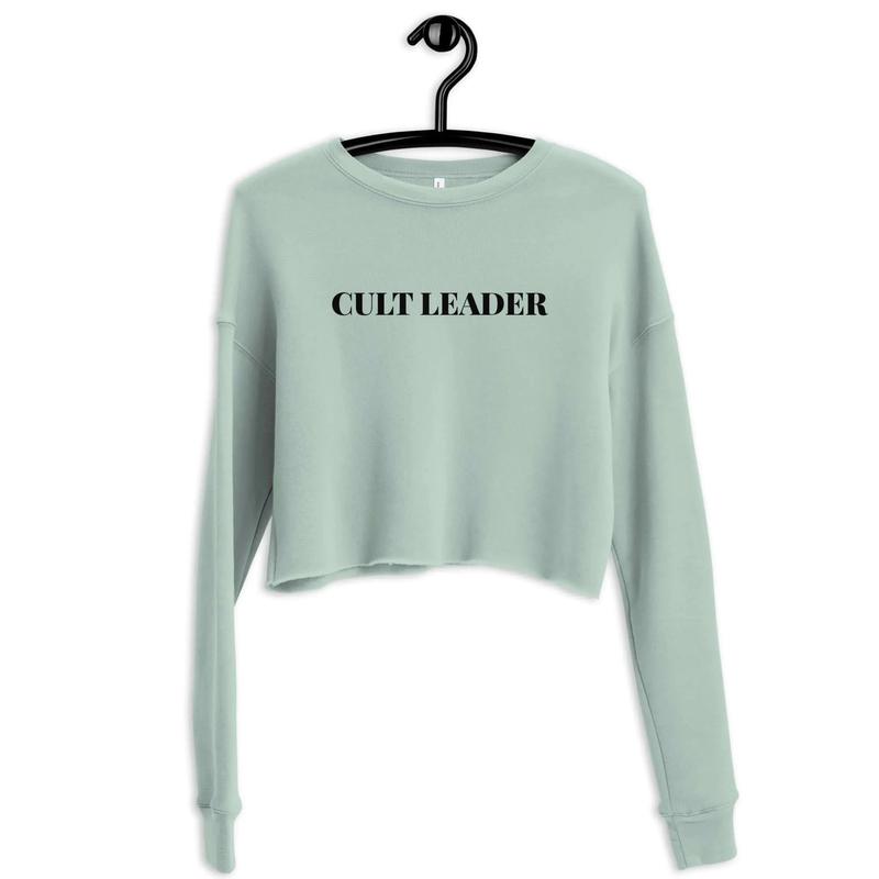 TikTok Shop Cult Leader Crop Sweatshirt