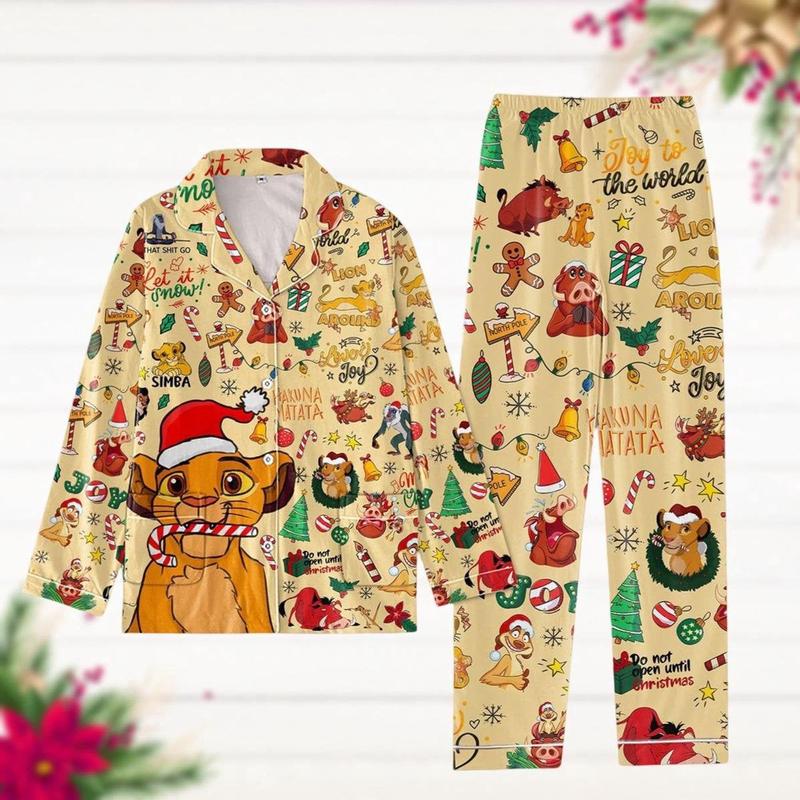 Lion king christmas pajamas sale