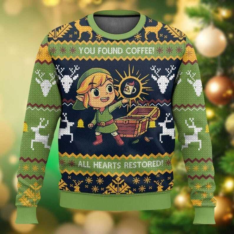 Legend of zelda christmas sweater hotsell