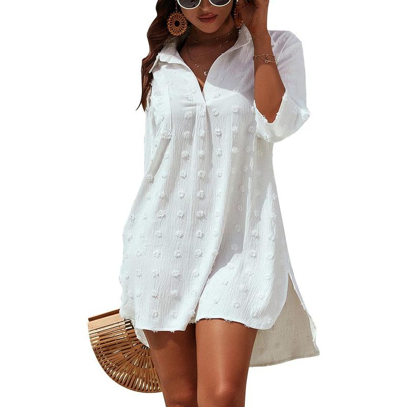 White chiffon beach cover up hotsell