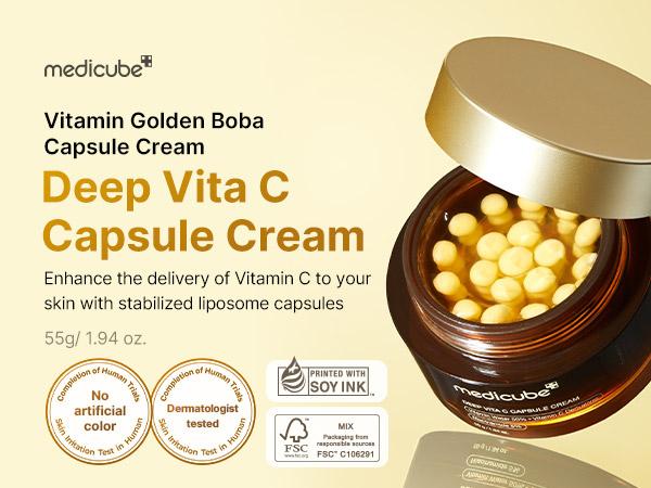 Product Introduction of [medicube Official] Clear & Glow on a Budget SET | Glutathione Glow Milky Toner, Vita C Toner Pads, Vita C Capsule Cream, Kojic Acid Turmeric Gel Mask 28