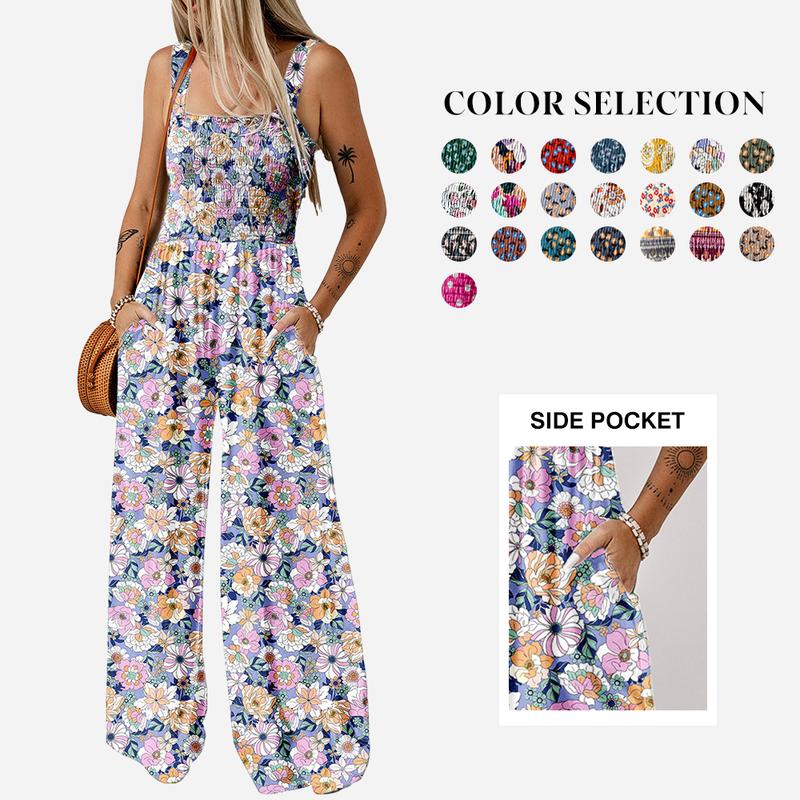 Casual Patchwork Contrast Square Collar Regular Jumpsuits(4 Colors) Casual Patchwork Contrast Square Collar Regular Jumpsuits(4 Colors)