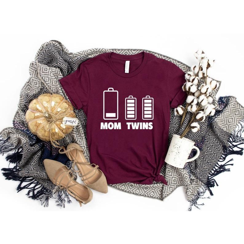 Twin Mama Shirt For Mom Of Twins Twin Mama Shirt For Mom Of Twins