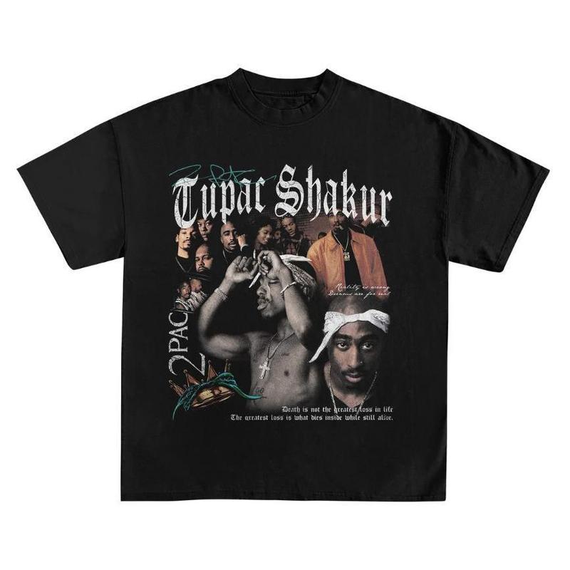 2pac Tee, Tupac Rap, Tupac Shakur Shirt, Vintage Cartoon Tees, Bootleg  T-Shirt, Streetwear, Stree...