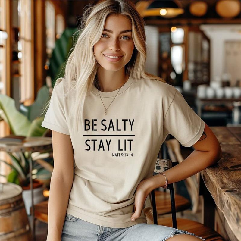 Salty Matthew 5:13 Christian T Shirt Salty Matthew 5:13 Christian T Shirt