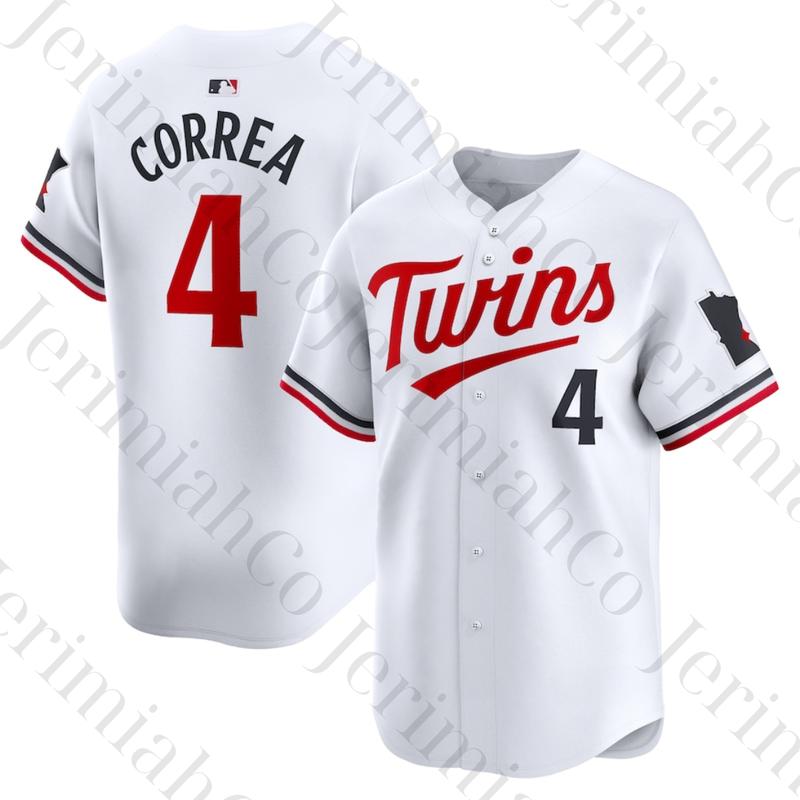 TikTok Shop Twins Carlos Correa White Home Player Jersey