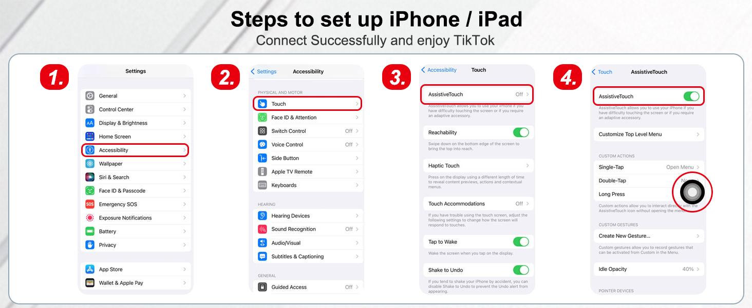 Bluetooth Scrolling Ring Remote for TikTok & More