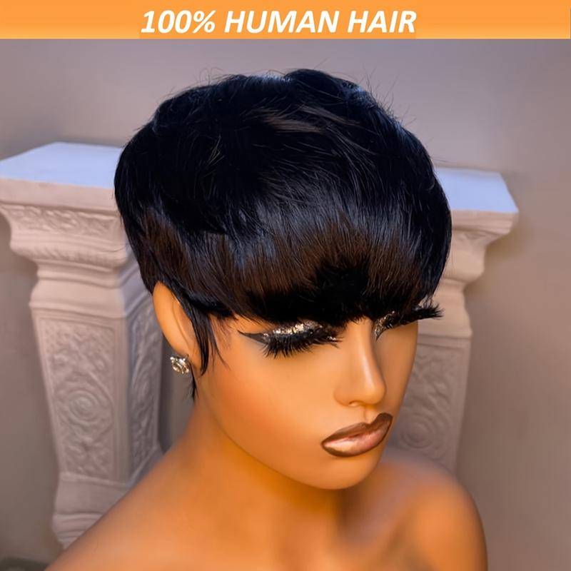 NEW Human Hair Afro Short Pixie Cut buy Wing Brazilian Virgin hair