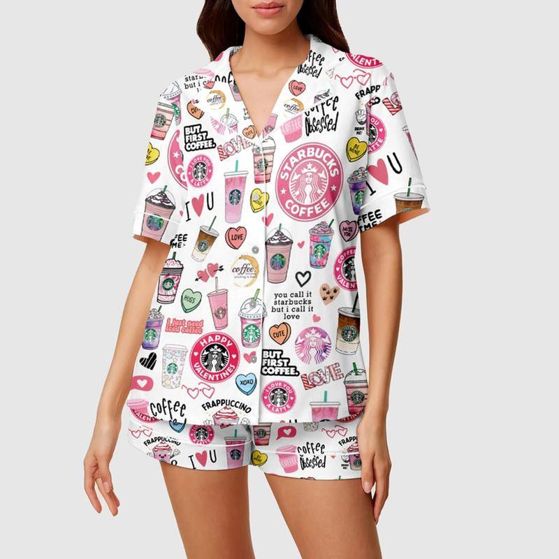 Coffee Lovers Pajama Set Coffee Lovers Pajama Set