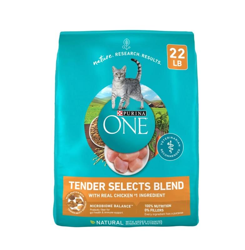 TikTok Shop Purina ONE Tender Selects Dry Cat Food for Adult Cats High Protein Chicken 22 lb Bag