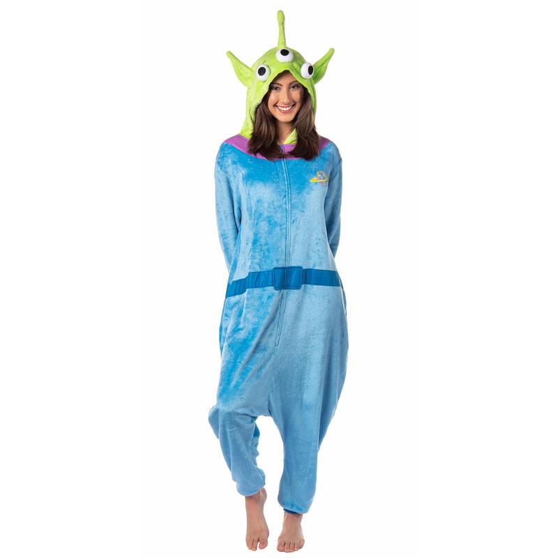 TikTok Shop Disney Women s Toy Story Alien Costume Kigurumi Union Suit One Piece Pajama