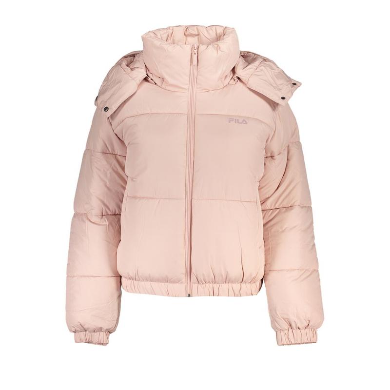 TikTok Shop Fila Pink Polyester Jackets Coat