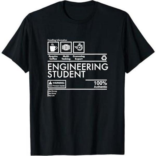 Funny Engineering Student Handling Information T-Shirt Funny Engineering Student Handling Information T-Shirt
