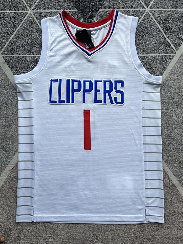 TikTok Shop James Harden Los Angeles No. 1 White Basketball Jersey is highly collectible for fans and a big hit in 2024