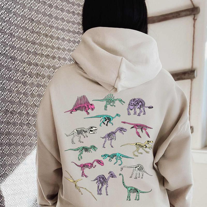 Pastel dinosaur hoodie sale