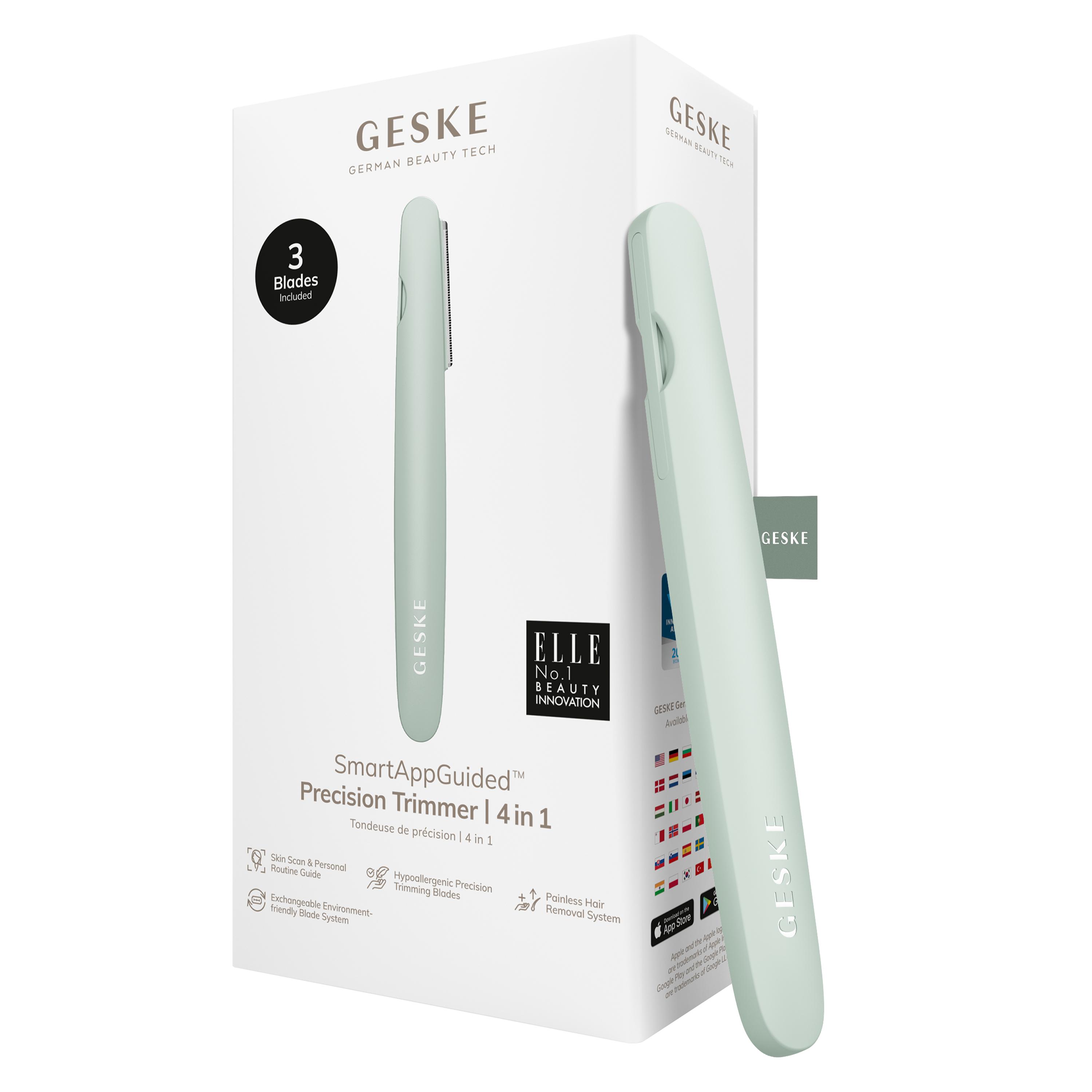 GESKE Präzisionstrimmer 4 in 1 | Schmerzlos | Gesicht & Körper | Unisex | Hypoallergen - Bild 43 von 63