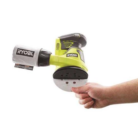 TikTok Shop RYOBI P411 18 Volt ONE Cordless 5 in. Random Orbit Sander Tool Only Green