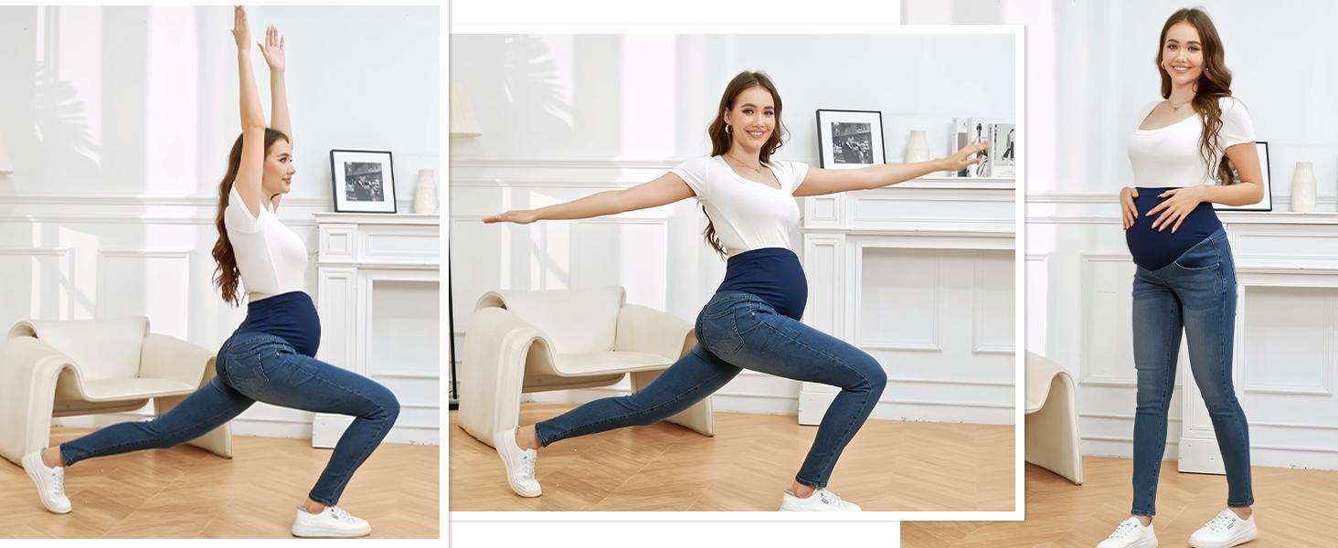 Over Belly Maternity Denim Pants – Comfortable & Relaxed Fit Pregnancy Jeans 3 f998c9f830f745198a8388a20fa33b3a~tplv omjb5zjo8w origin jpeg