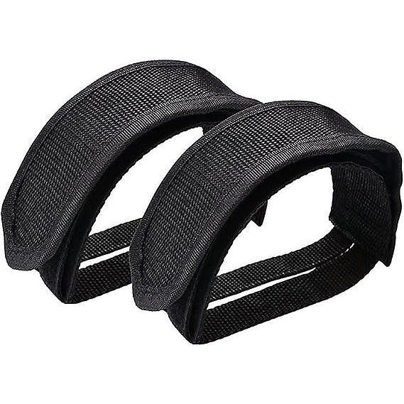TikTok Shop Bike Pedal Straps Pedal Universal Bicycle Feet Strap Pedal Straps Toe Clips Straps Tape For Fixed Gear Bike Black 2Pcs
