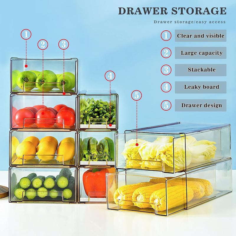 【Space Saving】Stackable drawers can help you to take full advantage of