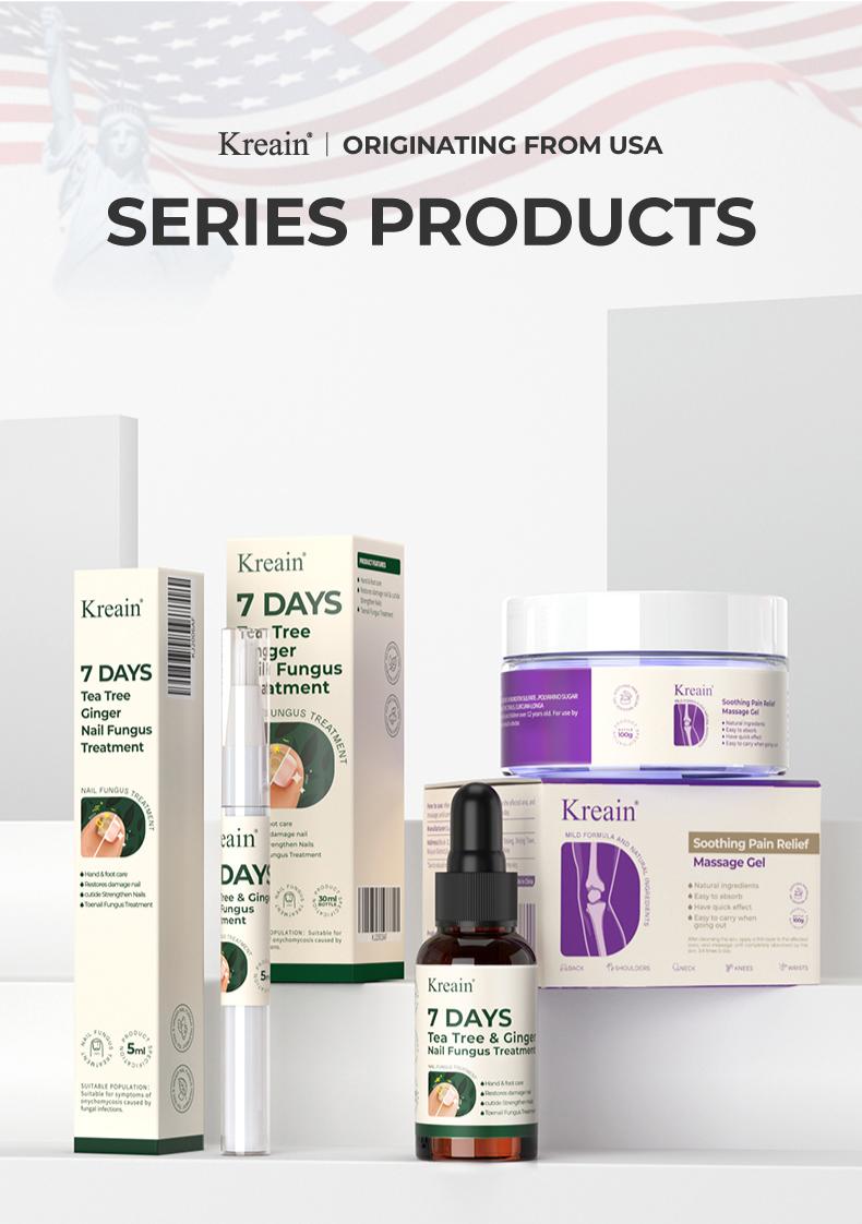 Product Introduction of Kreain 2 purple gel turmeric extract sodium sulfate chondroitin Emu oil and other natural materials 0