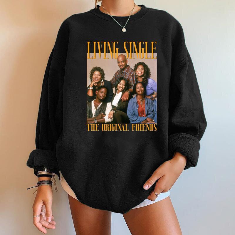 TikTok Shop Living Single Tee Shirt Living Single Fan Shirt Living Single Sweatshirt Gift For Fan Sweatshirt Hoodie Spandex