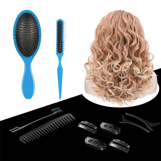 Ergonomic Design The comb and brushes won’t make hair/wigs knotted