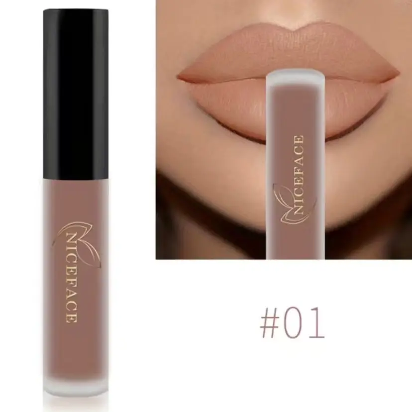 9 pcs Matte Liquid Lipstick Makeup Set, Pigmented Long Lasting Lip Gloss Set, Non-Stick Cup Not Fade Professional Lip Makeup Gift Kit for Women